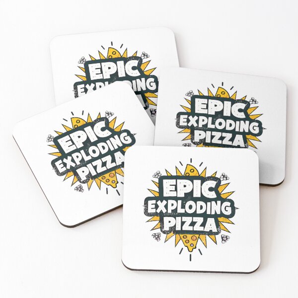 Item preview, Epic Exploding Pizza – Retro Comic Book Style Pop Art Foodie Graphic designed and sold by ART ATTACK ZONE.