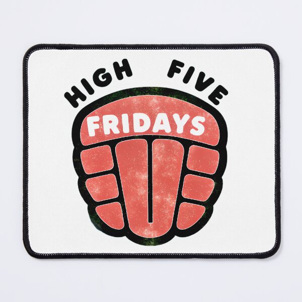 Item preview, High Five Fridays – Vintage Foam Finger Motivational Graphic designed and sold by ART ATTACK ZONE.
