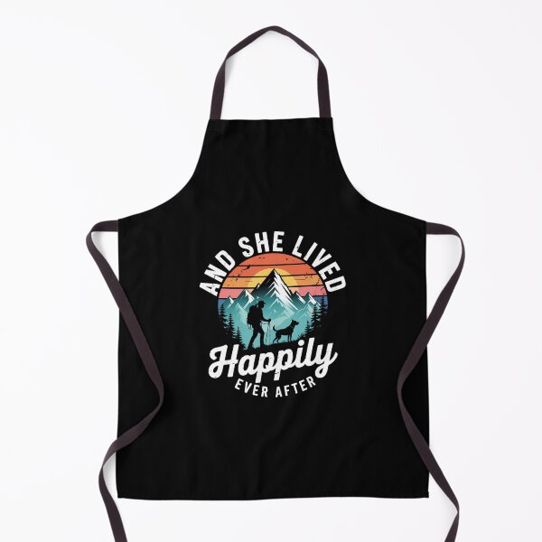 Item preview, And she lived happily ever after hiking with dog hiking girl designed and sold by CruelShadesSt.