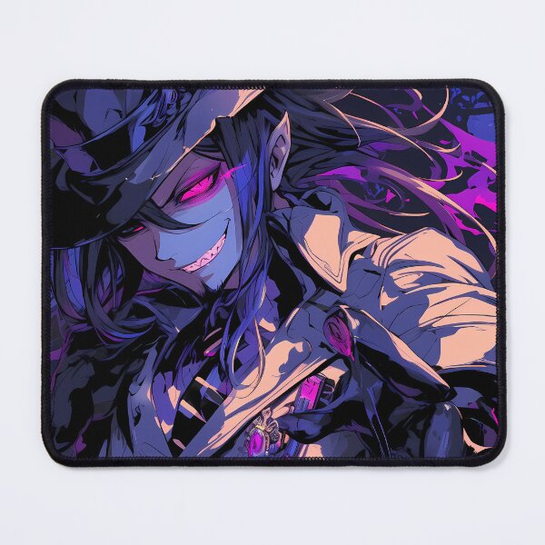 Item preview, Mephisto Pheles Blue Exorcist Anime Purple Chaos Dark Grin Mystic designed and sold by CarlosBender.