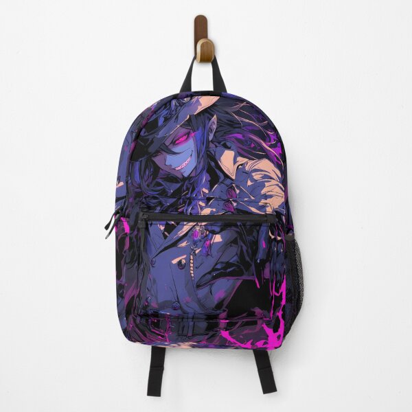 Item preview, Mephisto Pheles Blue Exorcist Anime Purple Chaos Dark Grin Mystic designed and sold by CarlosBender.