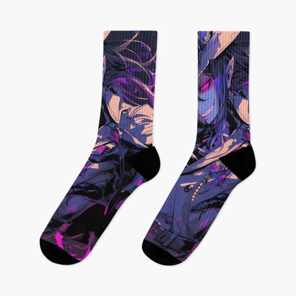 Item preview, Mephisto Pheles Blue Exorcist Anime Purple Chaos Dark Grin Mystic designed and sold by CarlosBender.