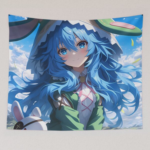Item preview, Yoshino Himekawa Date A Live Anime Girl Waifu Cute Meadow Blue Sky Softness designed and sold by CarlosBender.
