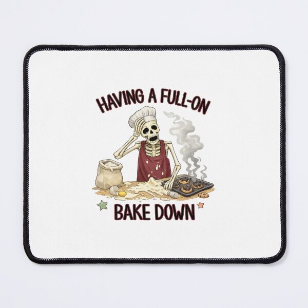 Item preview, Funny-Baker-Skeleton-full-Bake-Down-Pun-Design designed and sold by w66aboo.