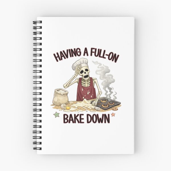 Item preview, Funny-Baker-Skeleton-full-Bake-Down-Pun-Design  designed and sold by w66aboo.