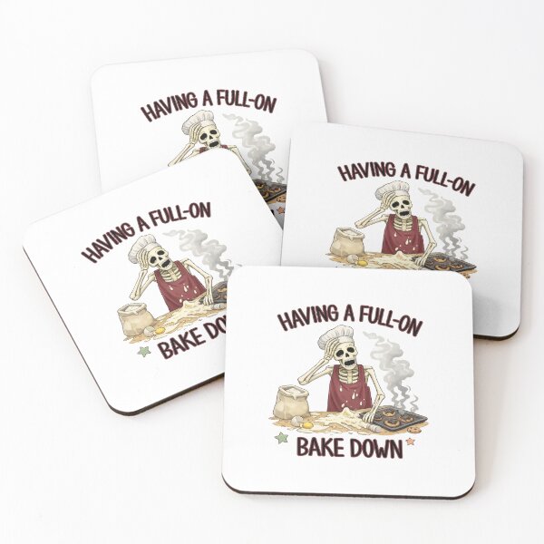 Item preview, Funny-Baker-Skeleton-full-Bake-Down-Pun-Design  designed and sold by w66aboo.