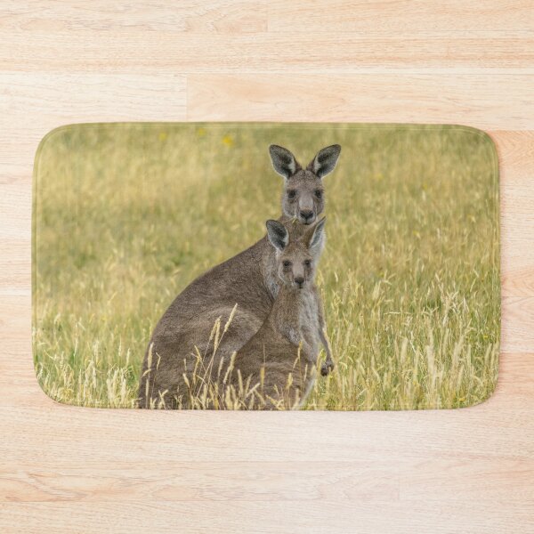 Item preview, Mother Kangaroo and Joey in Dry Grass designed and sold by Barry Callister Photography.