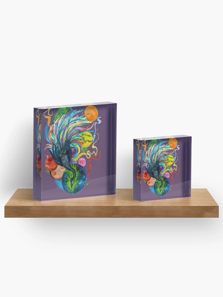 Thumbnail 3 of 5, Acrylic Block, Dive In designed and sold by RuneLabyrinth.