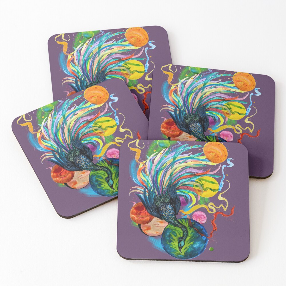 Item preview, Coasters (Set of 4) designed and sold by RuneLabyrinth.