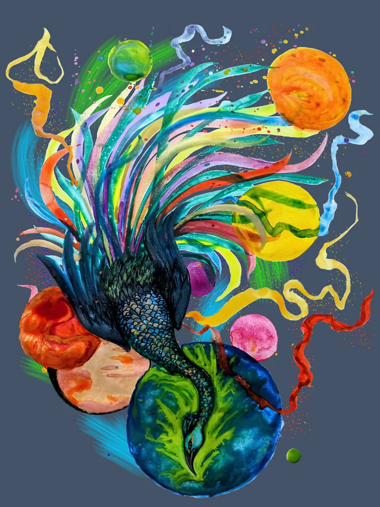 Thumbnail 7 of 7, Oversized T-Shirt, Dive In designed and sold by RuneLabyrinth.