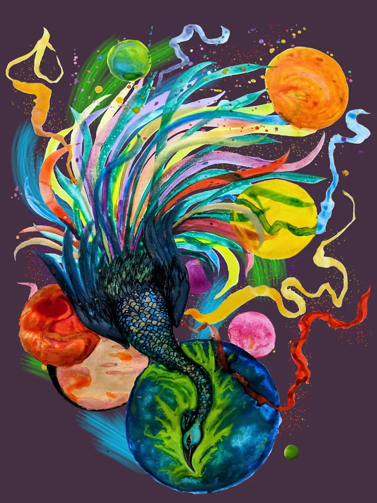 Thumbnail 4 of 4, Relaxed T-Shirt, Dive In designed and sold by RuneLabyrinth.