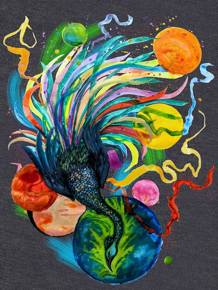 Thumbnail 6 of 6, Lightweight Sweatshirt, Dive In designed and sold by RuneLabyrinth.