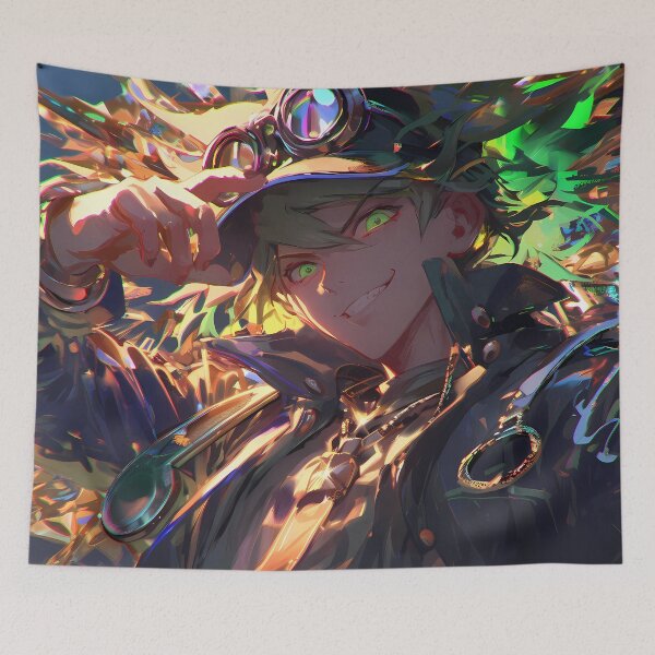 Item preview, Rantaro Amami Danganronpa Lively Anime Charm Glowing With Warm Golden Motion Spark designed and sold by CarlosBender.