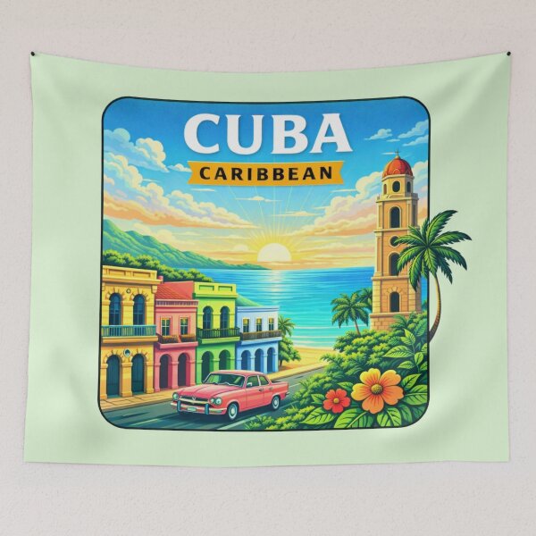 Item preview, Cuba Caribbean designed and sold by Myra365Art.
