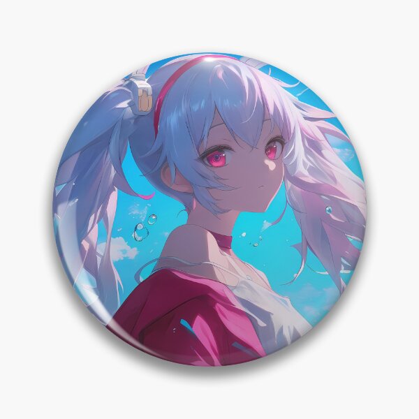 Item preview, Laffey Azur Lane Anime Girl Waifu Cute Pastel Sky Summer Ocean Soft Aesthetic designed and sold by CarlosBender.