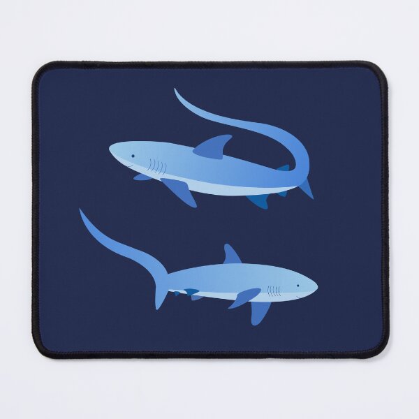 Item preview, Thresher Shark – Dark Blue designed and sold by typewithjuliette.