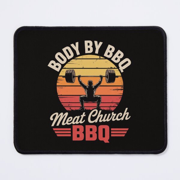Item preview, Mens Body By BBQ Meat Church Grilling Barbecue designed and sold by HesterFoley.