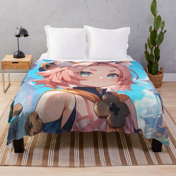Item preview, Diona Genshin Impact Anime Girl Waifu Fantasy Liyue Cute Playful Pastel Charm designed and sold by CarlosBender.