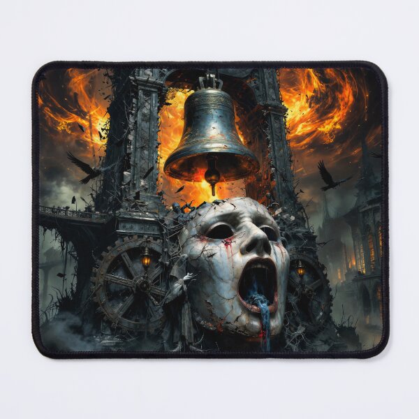 Item preview, Cracked Bell Tower Tolls Into Oblivion designed and sold by Insomnia Art Designs.