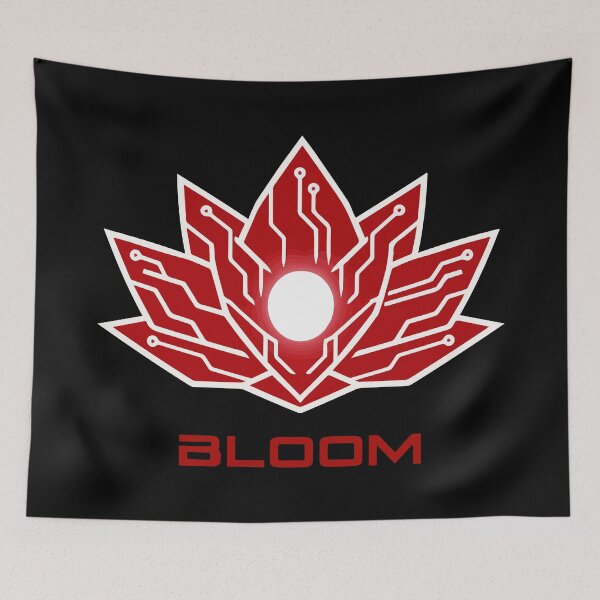 Item preview, Cyber Lotus Bloom - RED CORE 2026 Tech Icon designed and sold by MalkyStudio.