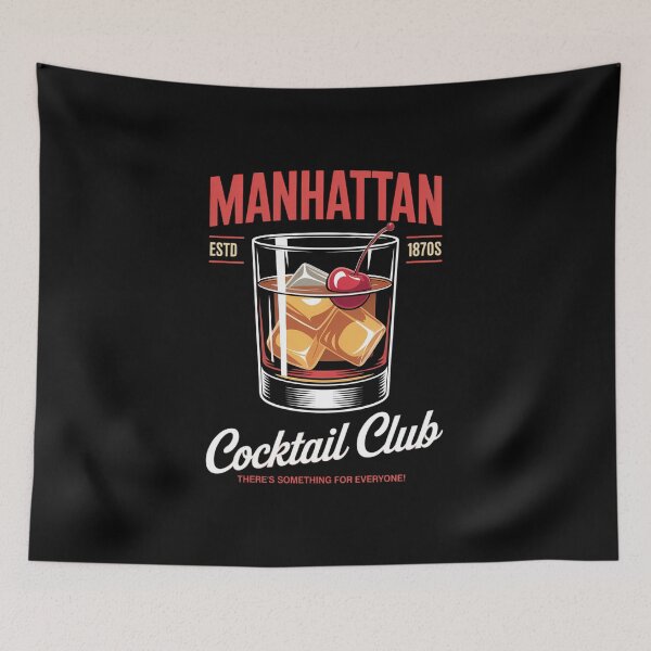 Item preview, Manhattan Cocktail Club Whiskey Drinker Manhattan Drinking designed and sold by IdunayaStore.