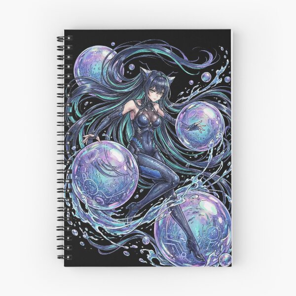 Item preview, Little Mermaid Nikke Goddess of Victory Siren Old Tales Supporter SMG Spindrift Kotodama Grimms Model Fan Art Portrait Poster T-Shirt Sticker Print Gift designed and sold by Senpaiwaves.