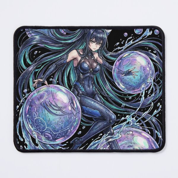Item preview, Little Mermaid Nikke Goddess of Victory Siren Old Tales Supporter SMG Spindrift Kotodama Grimms Model Fan Art Portrait Poster T-Shirt Sticker Print Gift designed and sold by Senpaiwaves.