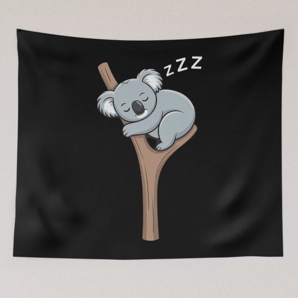 Item preview, Adorable Australian Animal Tired Sleeping Cute Koala Bear designed and sold by CruelShadesSt.