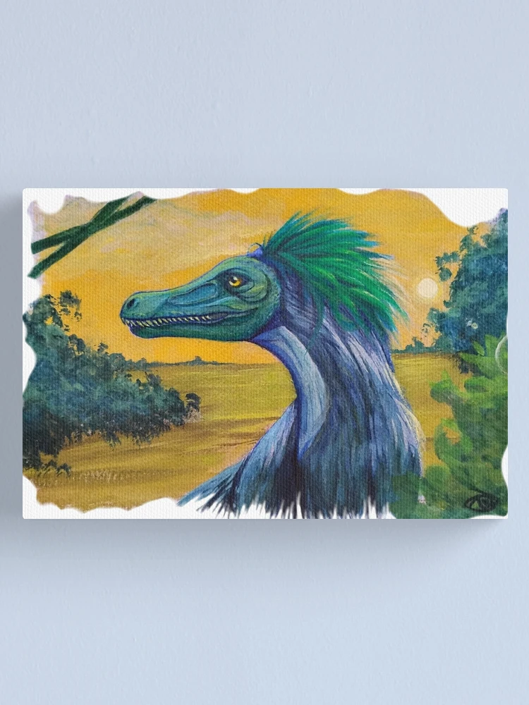 Thumbnail 1 of 3, Canvas Print, Lone Raptor designed and sold by RuneLabyrinth.