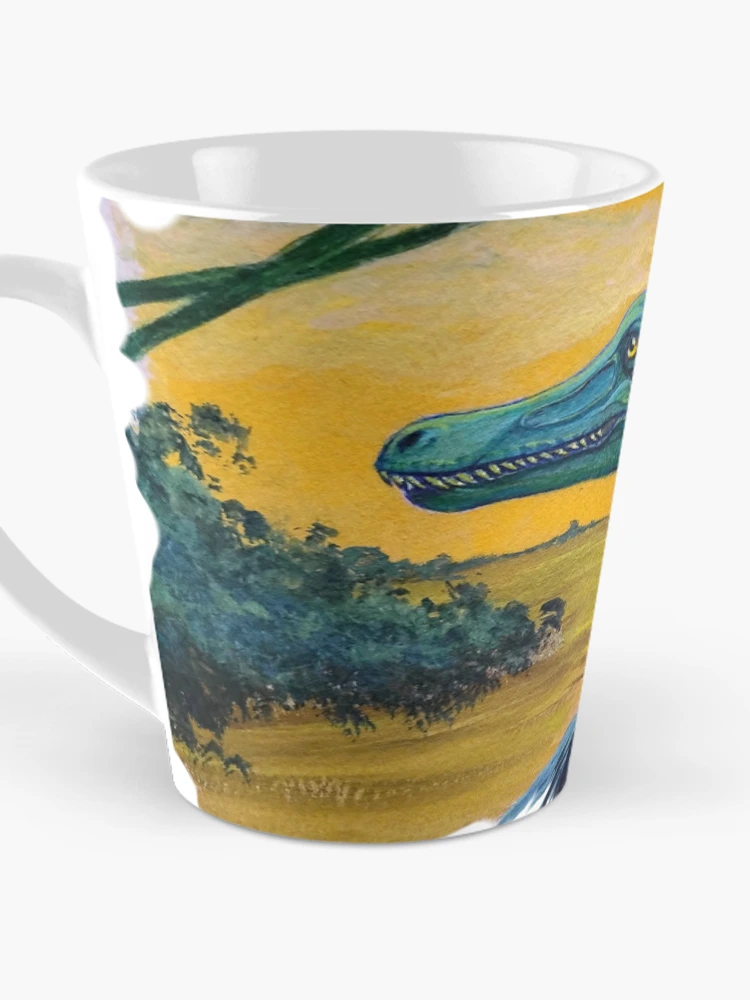 Thumbnail 3 of 4, Coffee Mug, Lone Raptor designed and sold by RuneLabyrinth.