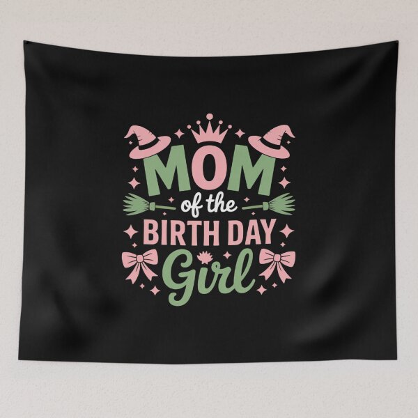 Item preview, Mom Of The Birthday Girl Witch Family Party designed and sold by IdunayaStore.