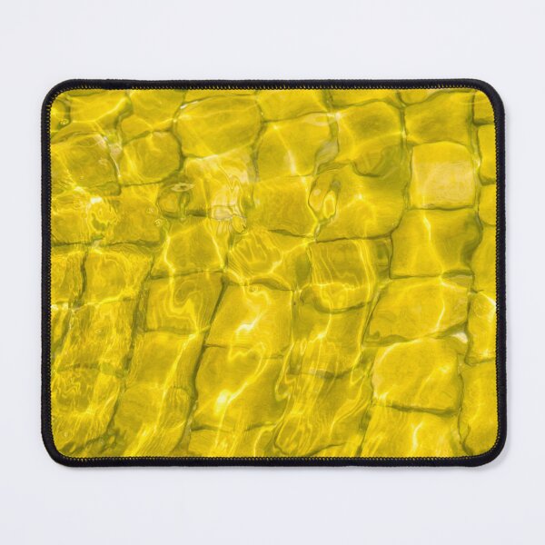 Item preview, Harmonious Golden Yellow Water Ripples Over Tiles designed and sold by Georgia Mizuleva.