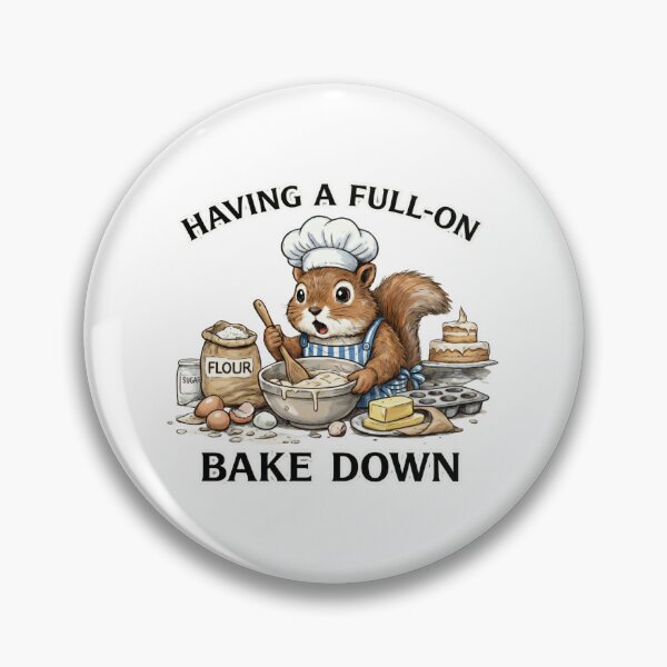 Item preview, Funny-Squirrel-Baker-Mental-Full-Bake-Down-Pun  designed and sold by w66aboo.
