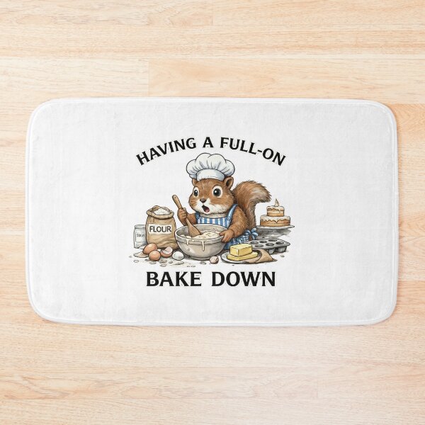 Item preview, Funny-Squirrel-Baker-Mental-Full-Bake-Down-Pun  designed and sold by w66aboo.