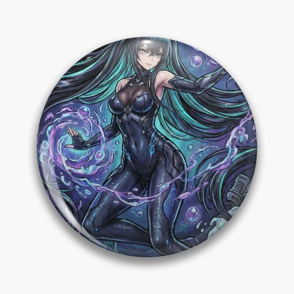 Item preview, Little Mermaid Nikke Goddess of Victory Siren Old Tales Supporter SMG Spindrift Kotodama Grimms Model Fan Art Portrait Poster T-Shirt Sticker Print Gift designed and sold by Senpaiwaves.