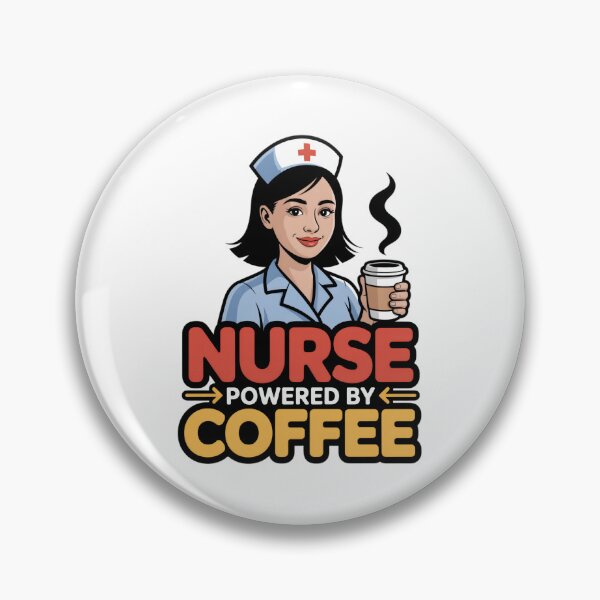 Item preview, Nurse Powered by Coffee designed and sold by Penrodius.
