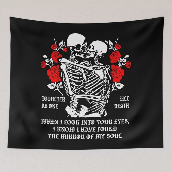 Item preview, Skull Love Valentines Day Skeleton Couple designed and sold by zirqzurym17.
