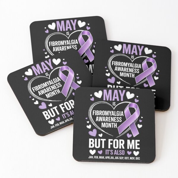 Item preview, May Is Fibromyalgia Awareness Month Warrior Purple Ribbon designed and sold by FaithAbbott.