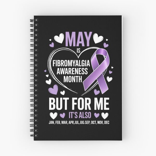 Item preview, May Is Fibromyalgia Awareness Month Warrior Purple Ribbon designed and sold by FaithAbbott.