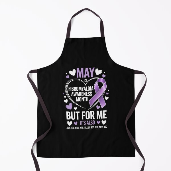 Item preview, May Is Fibromyalgia Awareness Month Warrior Purple Ribbon designed and sold by FaithAbbott.