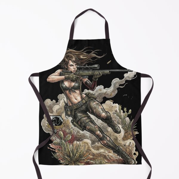 Item preview, Quiet Metal Gear Solid V Sniper Parasite Unit Skulls Bikini Camo Butterfly Motif Fan Art Portrait Poster T-Shirt Sticker Print Gift designed and sold by Senpaiwaves.