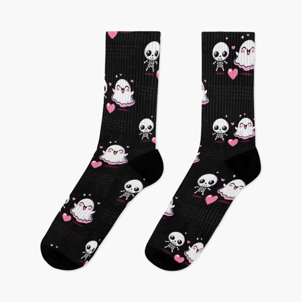 Item preview, Little Ghost Skeleton Cute Spooky Valentine designed and sold by zirqzurym17.
