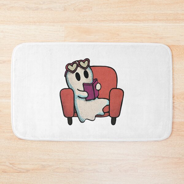 Item preview, Copy of Cute Ghost Reading a Book – Cozy Kawaii Ghost Illustration designed and sold by Horrify.