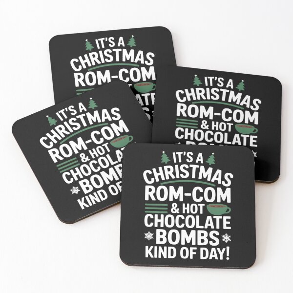 Item preview, It's A Christmas Rom-Com and Hot Chocolate Bomb Kind Of Day designed and sold by IdunayaStore.