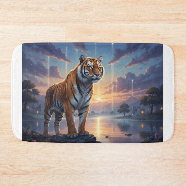 Item preview, tranquil tiger designed and sold by AI Market Visuals.
