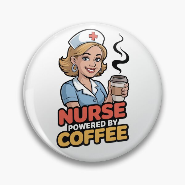 Item preview, Nurse Powered by Coffee designed and sold by Penrodius.