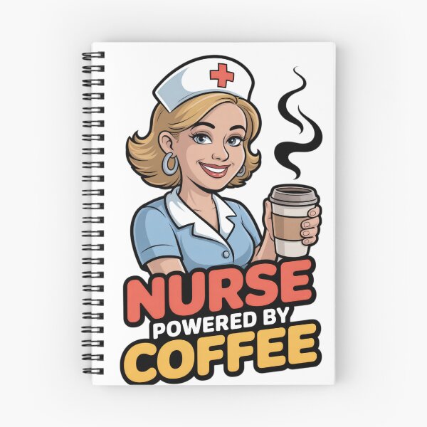 Item preview, Nurse Powered by Coffee designed and sold by Penrodius.