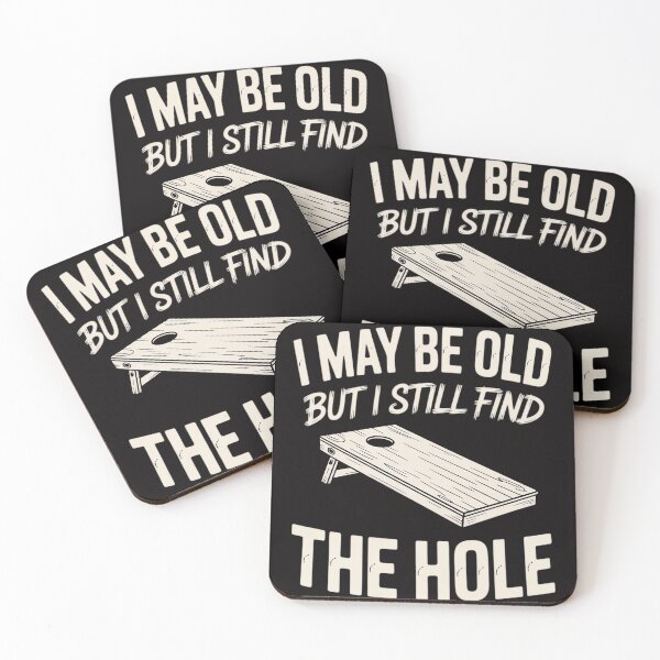Item preview, I May Be Old But I Still Find The Hole Cornhole designed and sold by rutimenta.