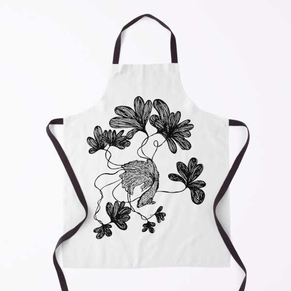 Item preview, siamese fighting fish and flowers designed and sold by gigiandme-art.