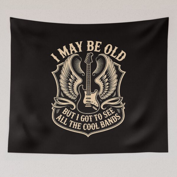 Item preview, I May Be Old But I Got To See All The Cool Band Rock Concert designed and sold by RONALPARAD.